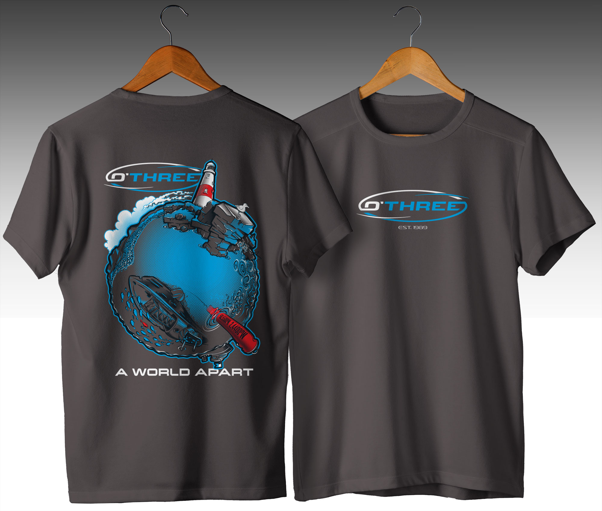 O' Three T-shirt Design